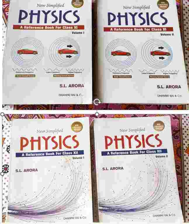 S.L. Arora Physics Books Listing